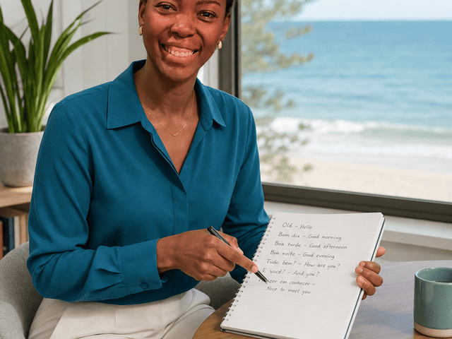Brazilian Portuguese lessons in Bilinga - online and in-person Gold Coast options with Barbara Sharon