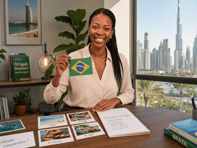 Learn Portuguese in Dubai | Online Lessons with Barbara Sharon - Brazilian Portuguese lessons with Barbara Sharon