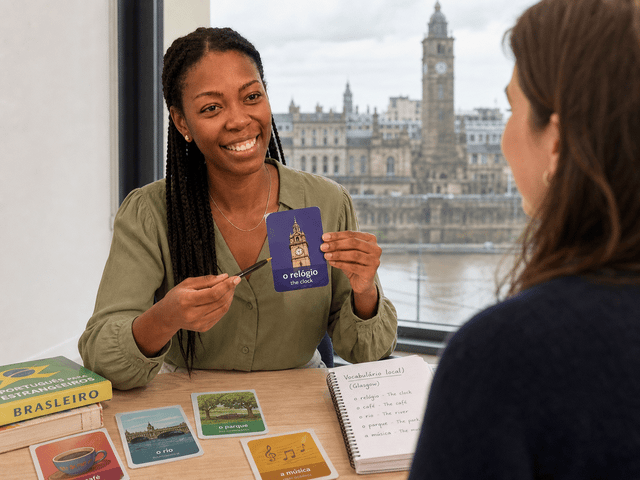 Learn Brazilian Portuguese in Glasgow | Online Private & Group Lessons - Brazilian Portuguese lessons with Barbara Sharon