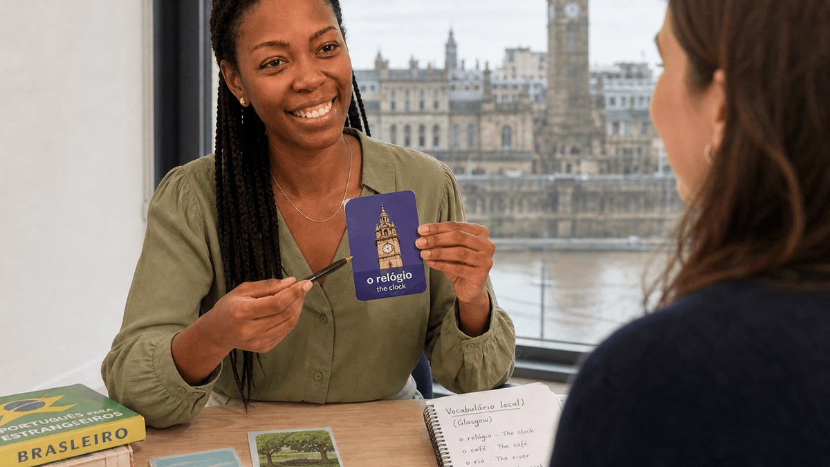 Learn Brazilian Portuguese in Glasgow | Online Private & Group Lessons - Brazilian Portuguese lessons with Barbara Sharon