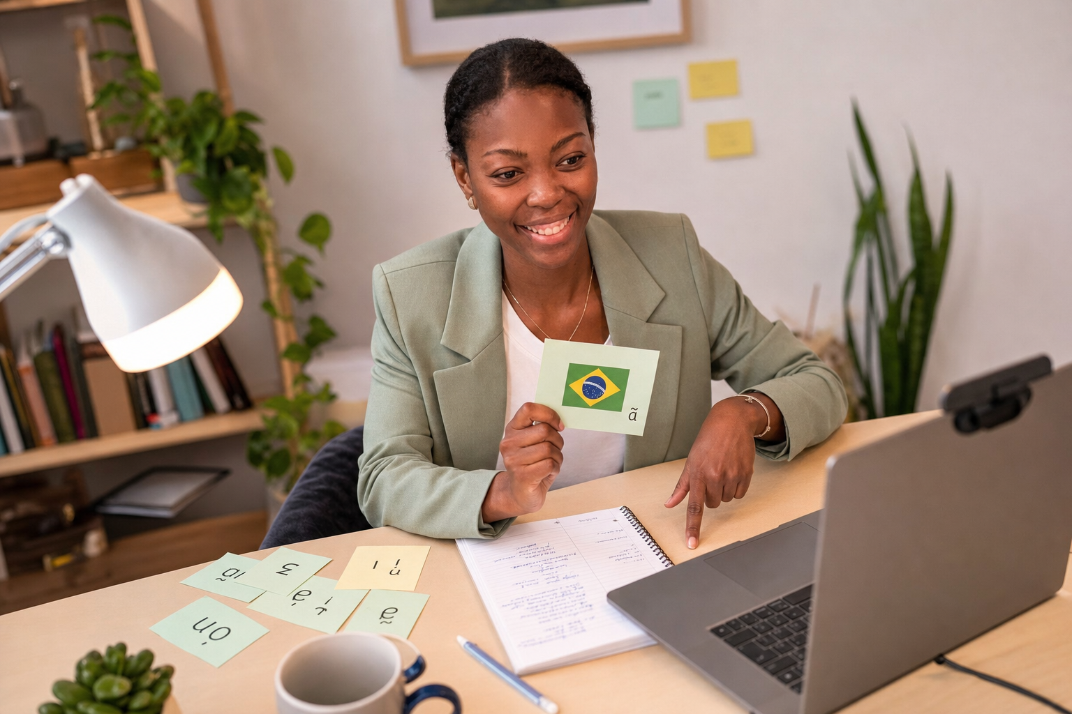 Online private and group lessons — Brazilian Portuguese lesson with Barbara Sharon