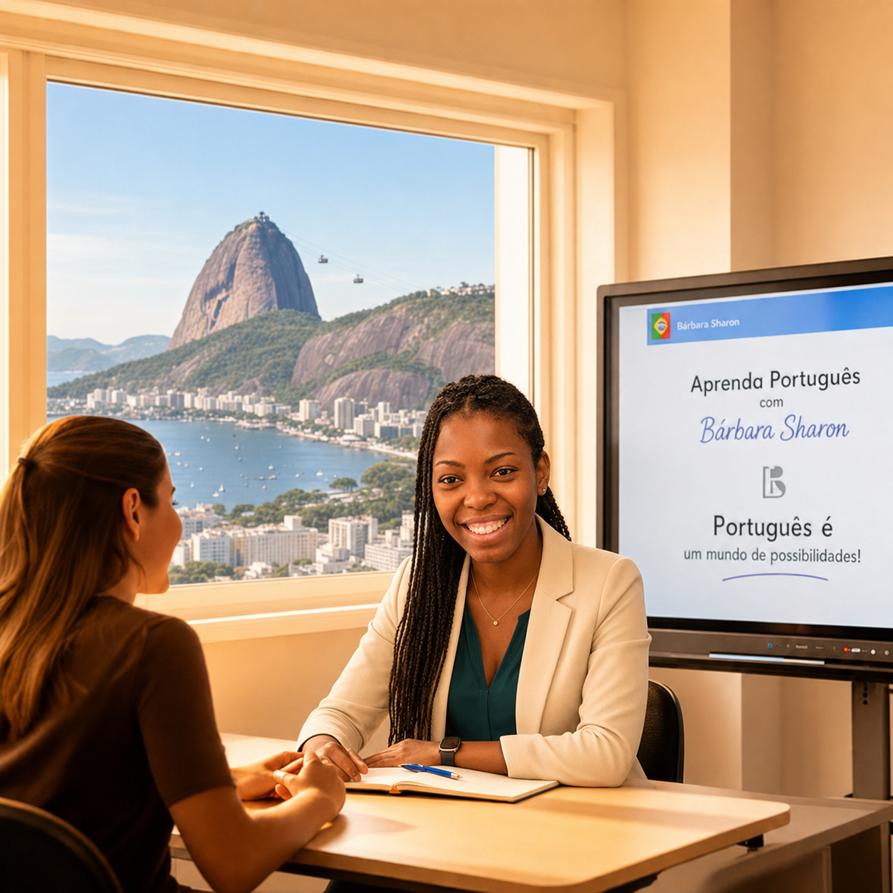 In-person private lessons on the Gold Coast — Brazilian Portuguese lesson with Barbara Sharon