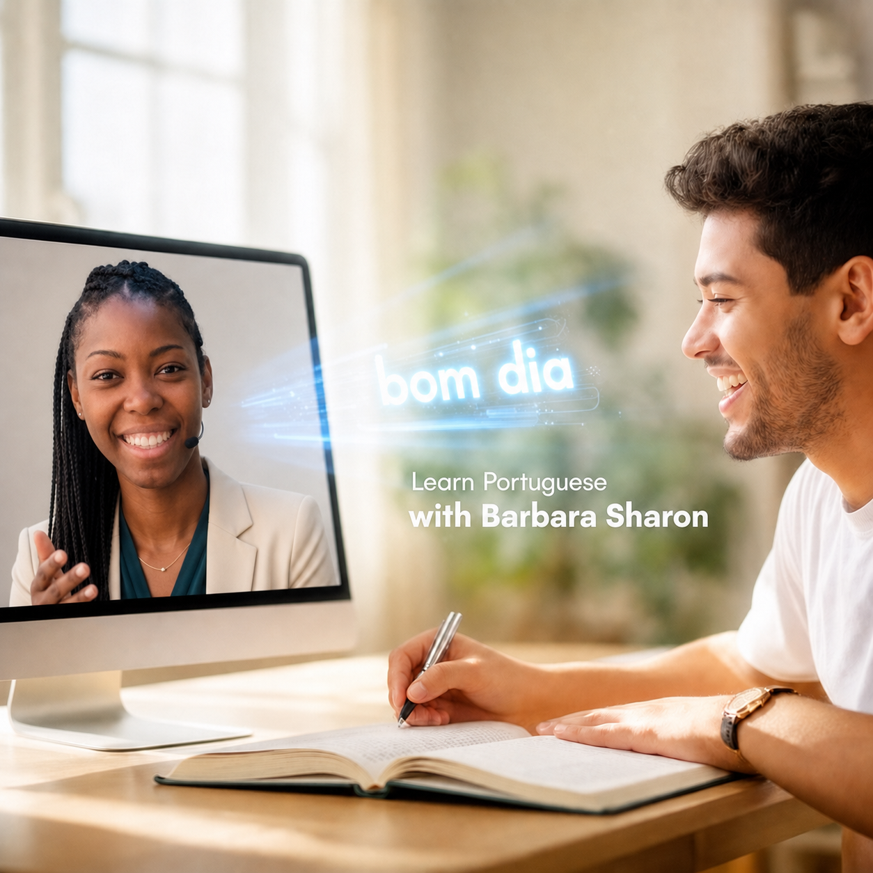 Online Brazilian Portuguese lesson with Barbara Sharon