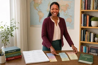 Barbara Sharon, professora e tutora de português brasileiro