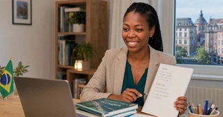 Barbara Sharon, professora e tutora de português brasileiro