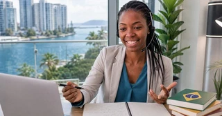 Barbara Sharon, professora e tutora de português brasileiro