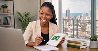 Barbara Sharon, professora e tutora de português brasileiro